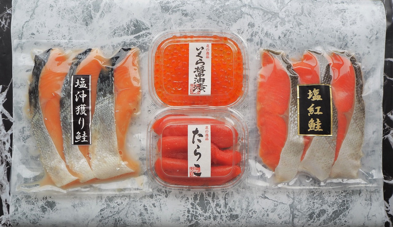 【K】北の鮭&魚卵セット (冷凍)